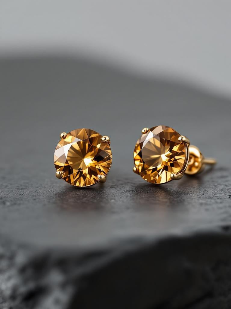 "Soothing Whispers" Portuguese Cut Pierced Earrings 5mm - Granted Quality 