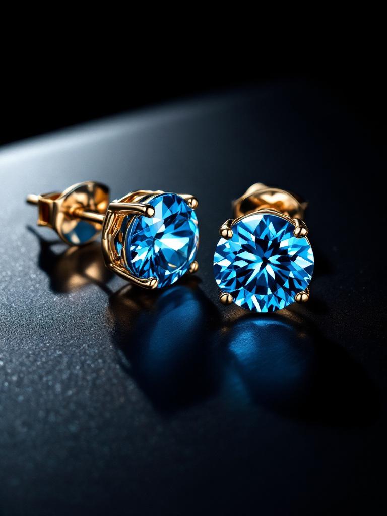 "Soothing Whispers" Portuguese Cut Pierced Earrings 5mm - Granted Quality 