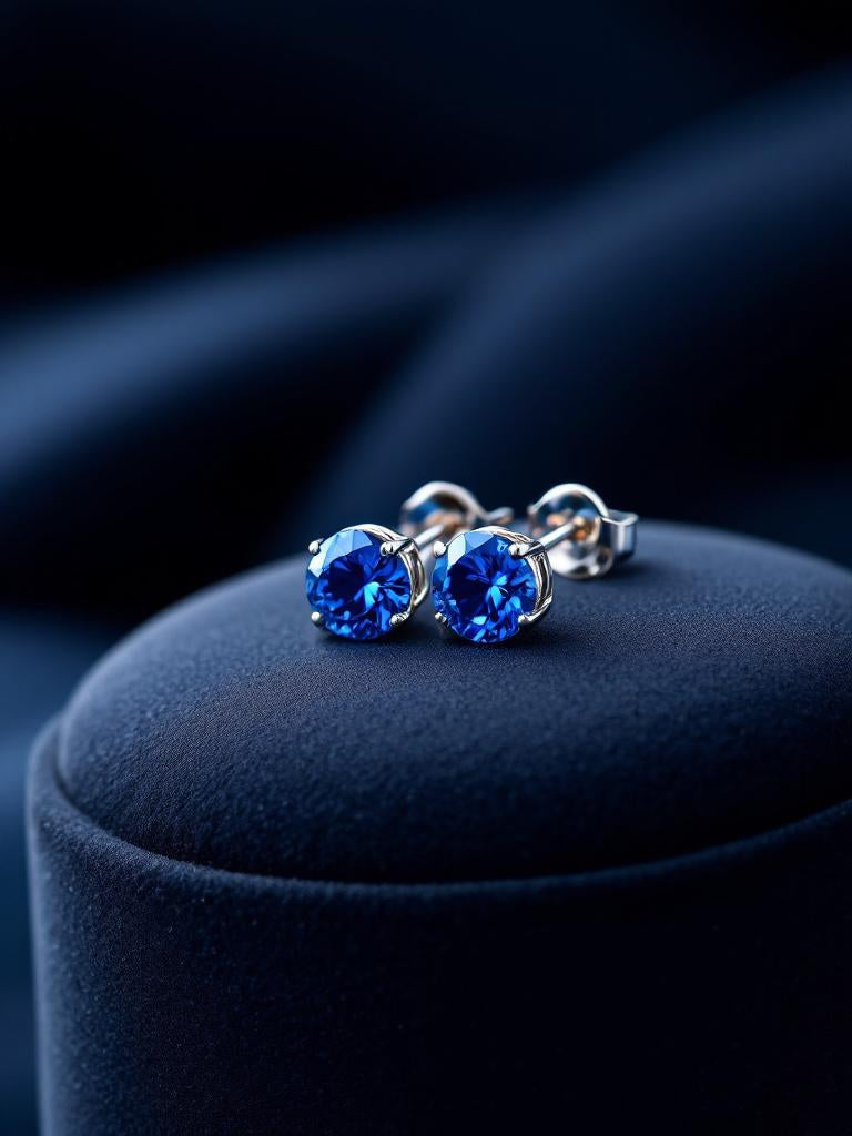 "Soothing Whispers" Portuguese Cut Pierced Earrings 5mm - Granted Quality 