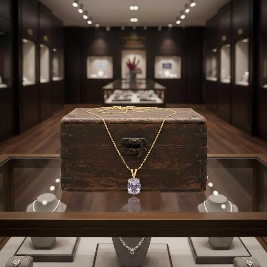 "Never Forgotten" Cushion Cut Pendant 16x12mm - Granted Quality 