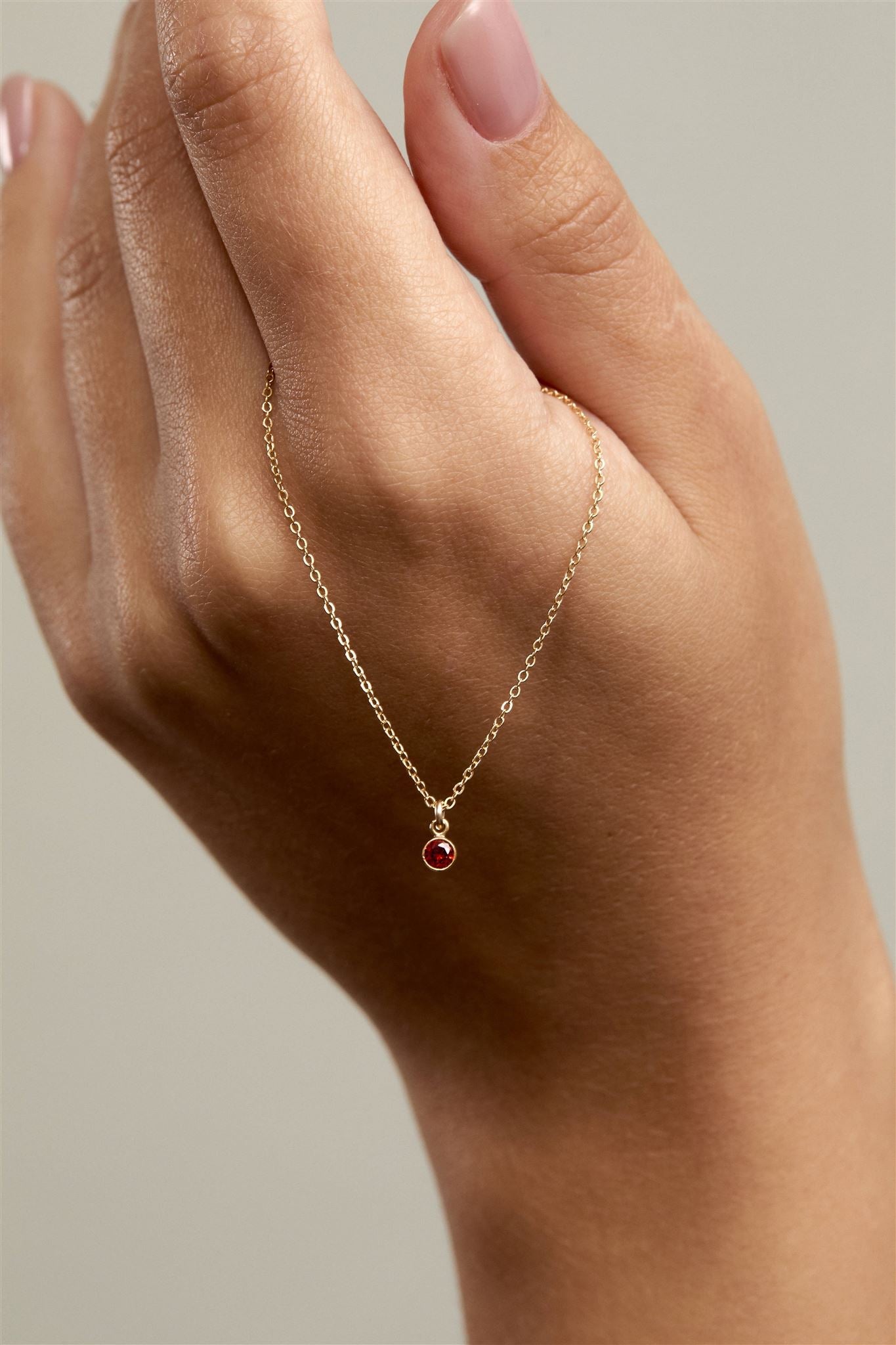 Birthstone Charm Necklace