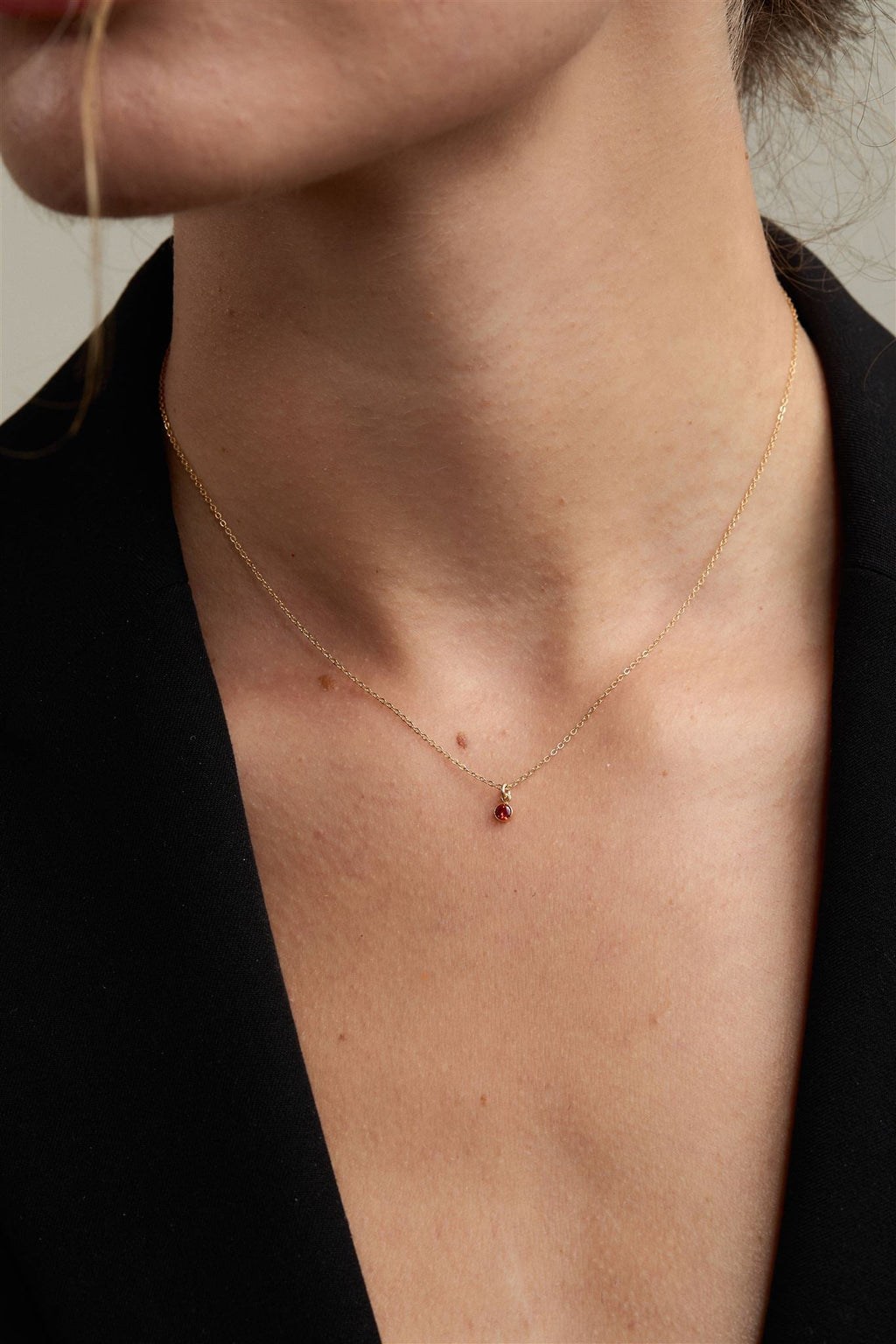 Birthstone Charm Necklace - Granted Quality 