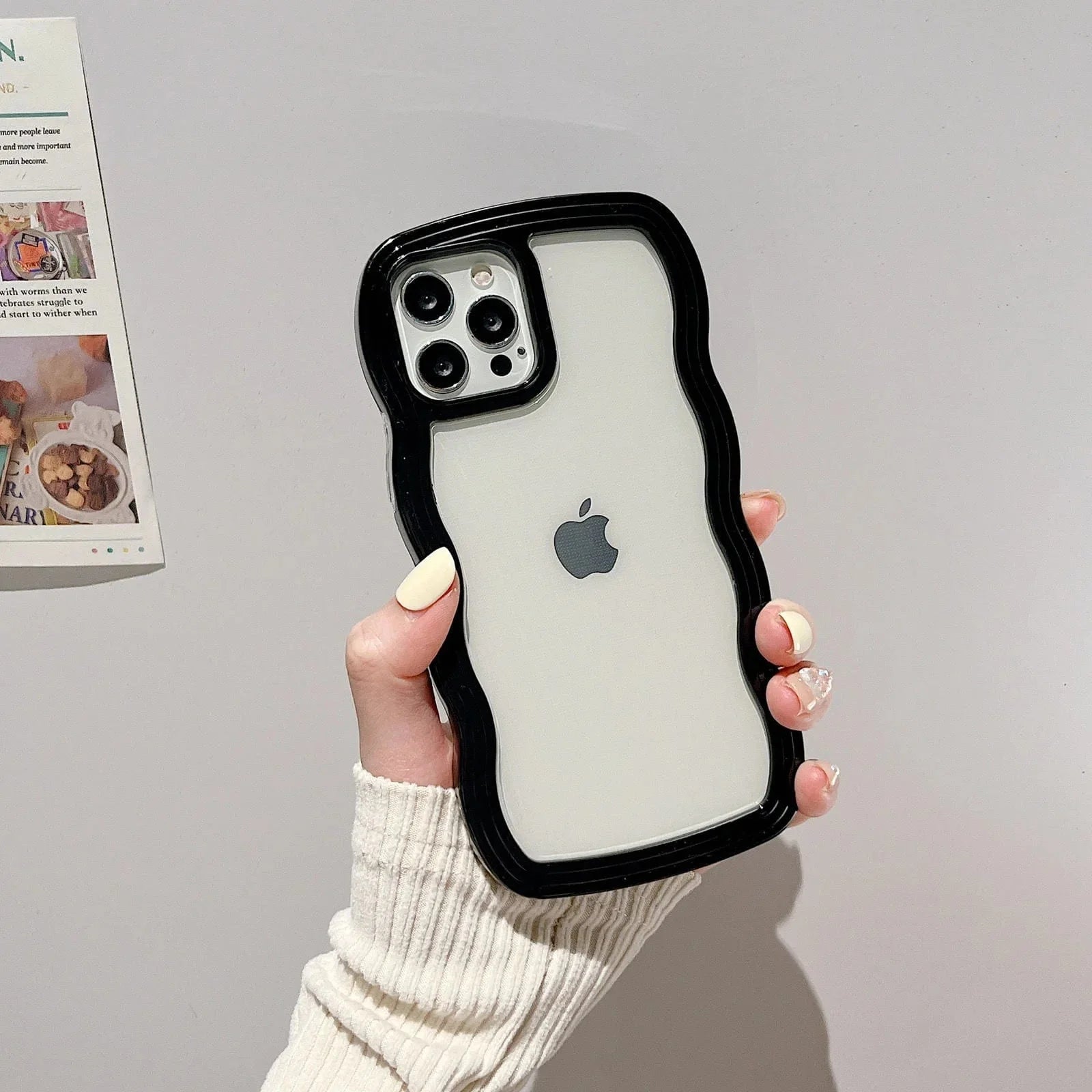 Soft Wavy Lines iPhone Case - Granted Quality 