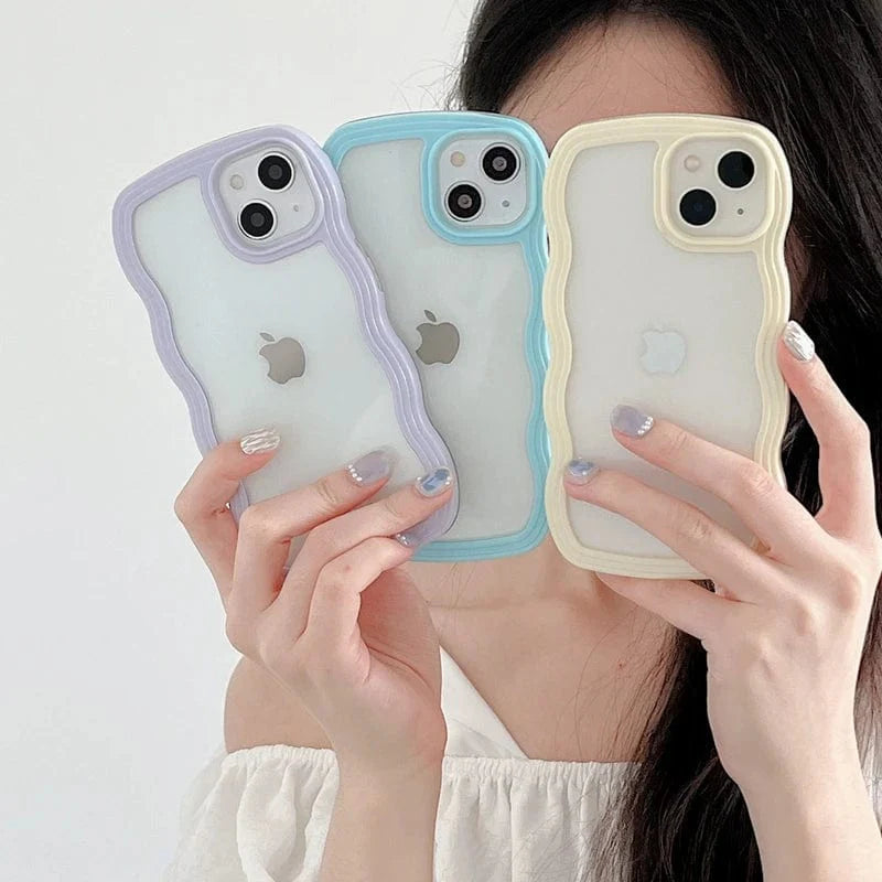 Soft Wavy Lines iPhone Case - Granted Quality 