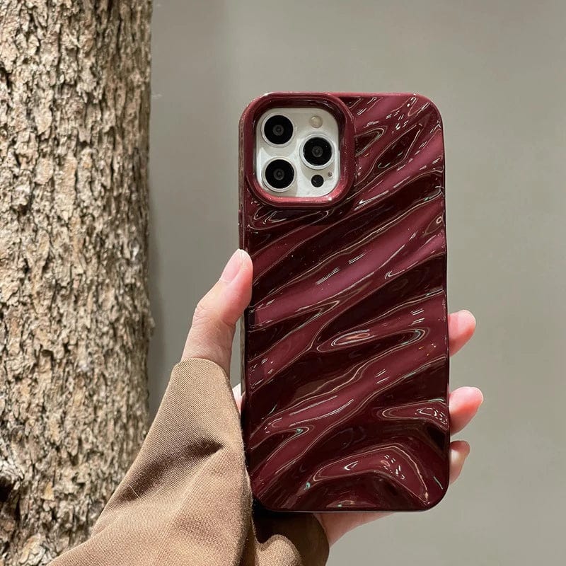 RuffleWave Satin iPhone Case - Granted Quality 