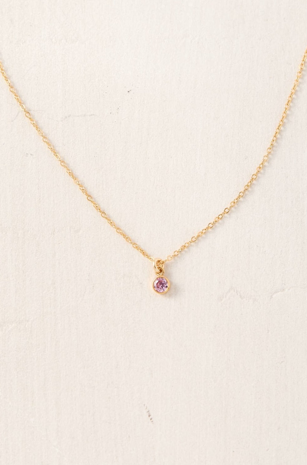 Birthstone Charm Necklace - Granted Quality 