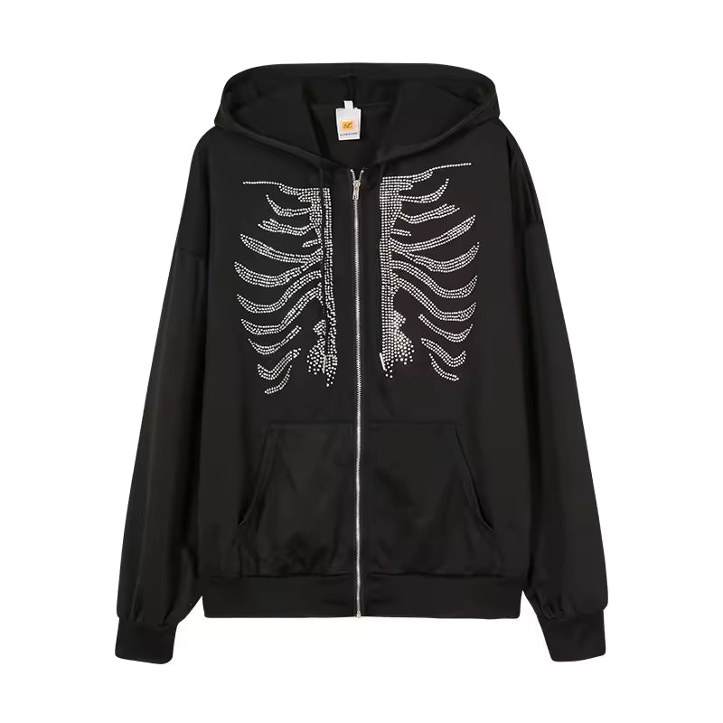 Skeleton Rhinestone Jacket