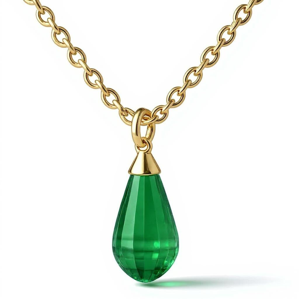 "Tender Teardrop" Briolette Pendant 10.4x24mm - Granted Quality 