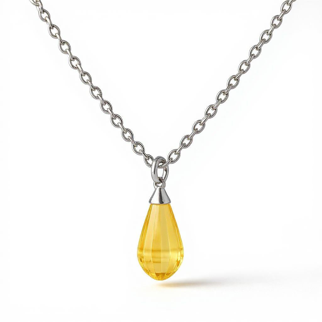 "Tender Teardrop" Briolette Pendant 10.4x24mm - Granted Quality 