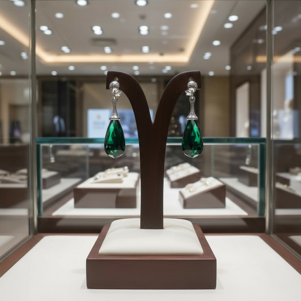 "Tender Teardrops" Pierced Earrings 12x6 mm - Granted Quality 