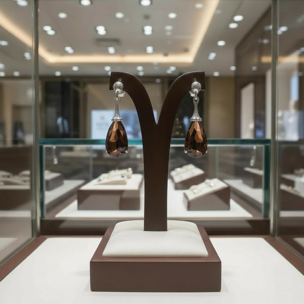 "Tender Teardrops" Pierced Earrings 12x6 mm - Granted Quality 