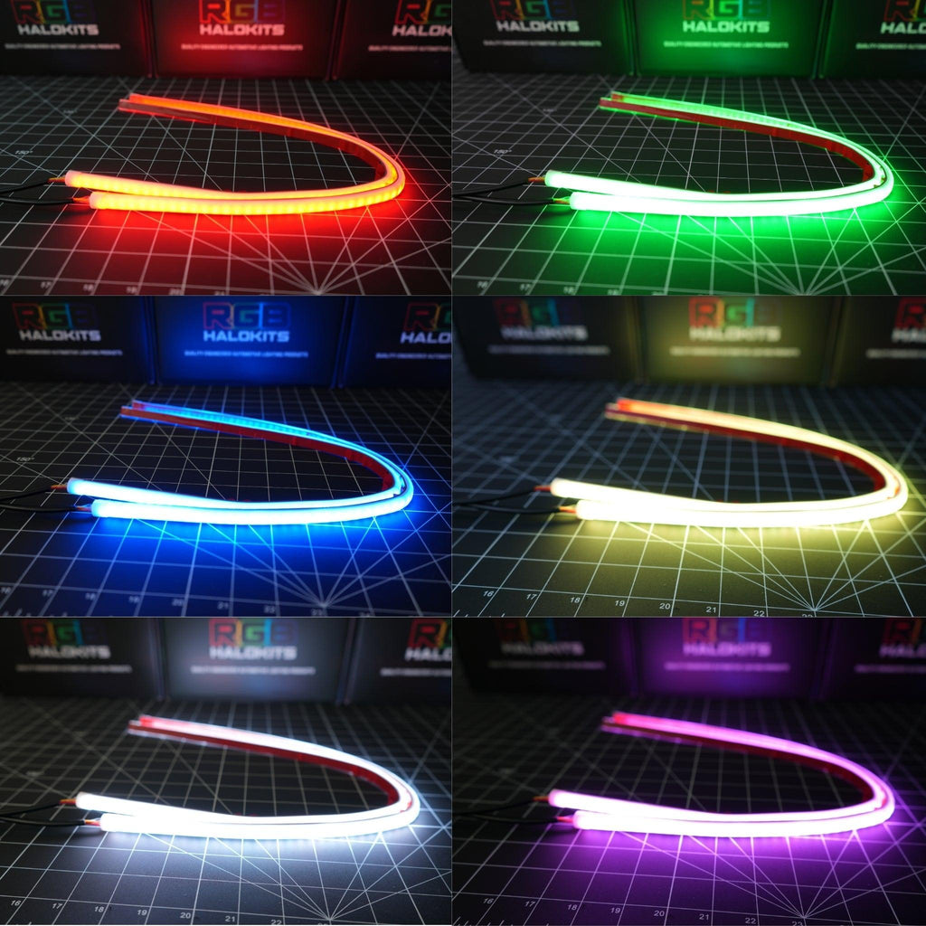 Universal Flexible DRL Tube Diffused Strips | Multicolor - Granted Quality 
