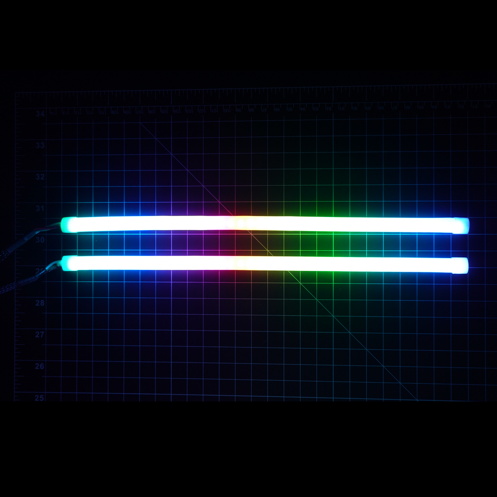 Universal Flexible DRL Tube Diffused Strips | Multicolor - Granted Quality 