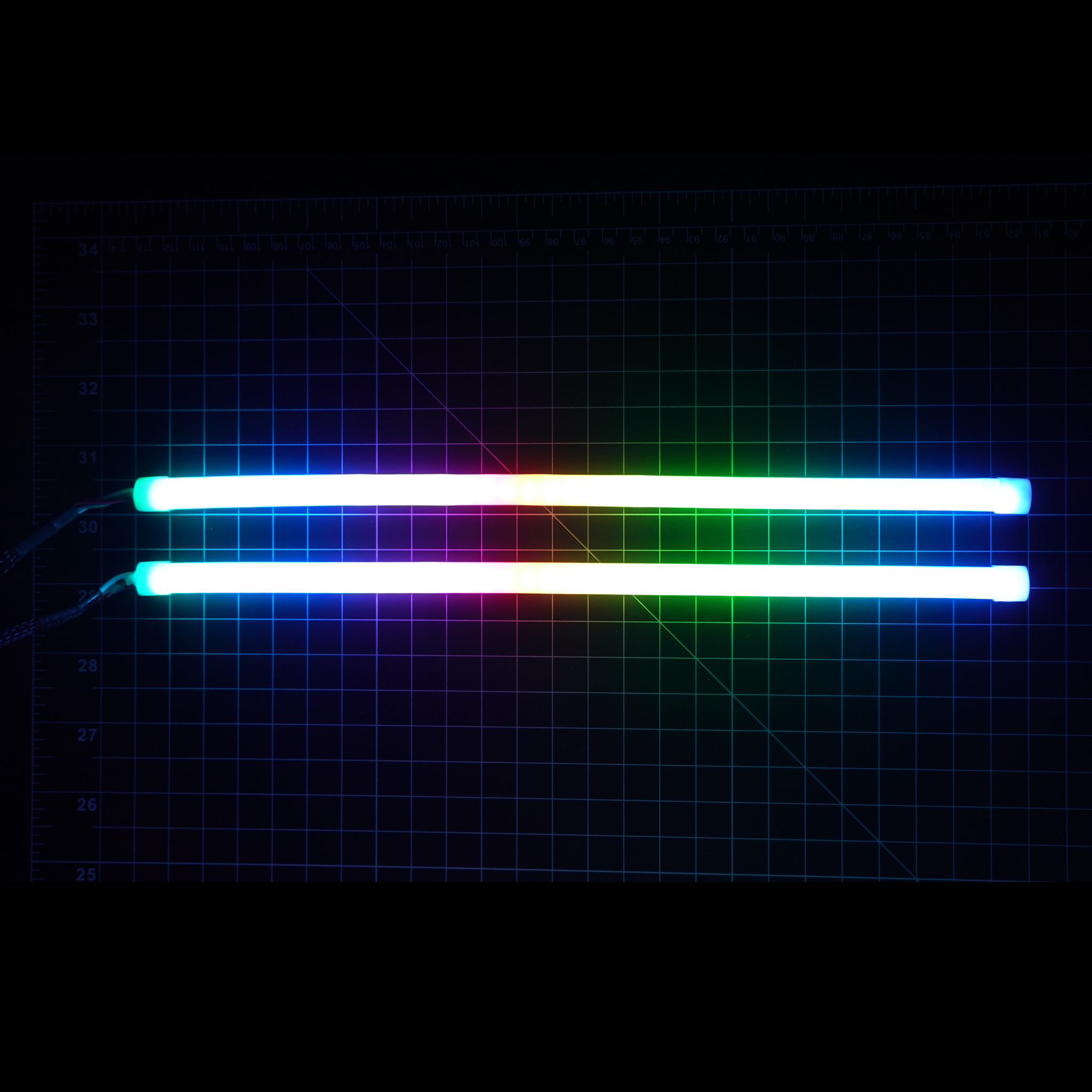 Universal Flexible DRL Tube Diffused Strips | Multicolor - Granted Quality 
