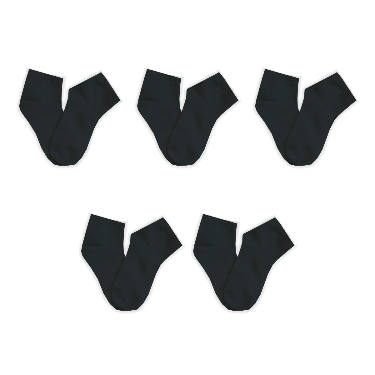 Seamless Toe Sensory-Friendly Socks (5-Pack) - Granted Quality 