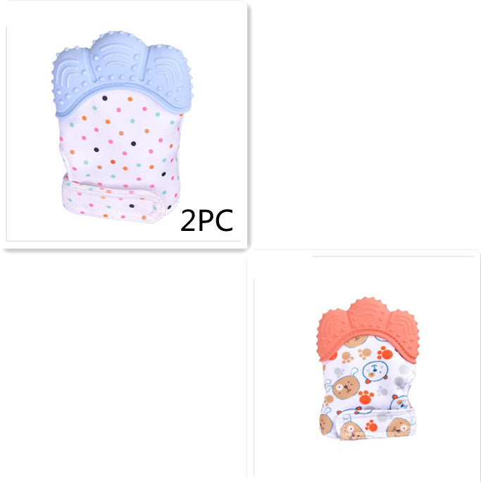 Anti-bite silicone molar gloves