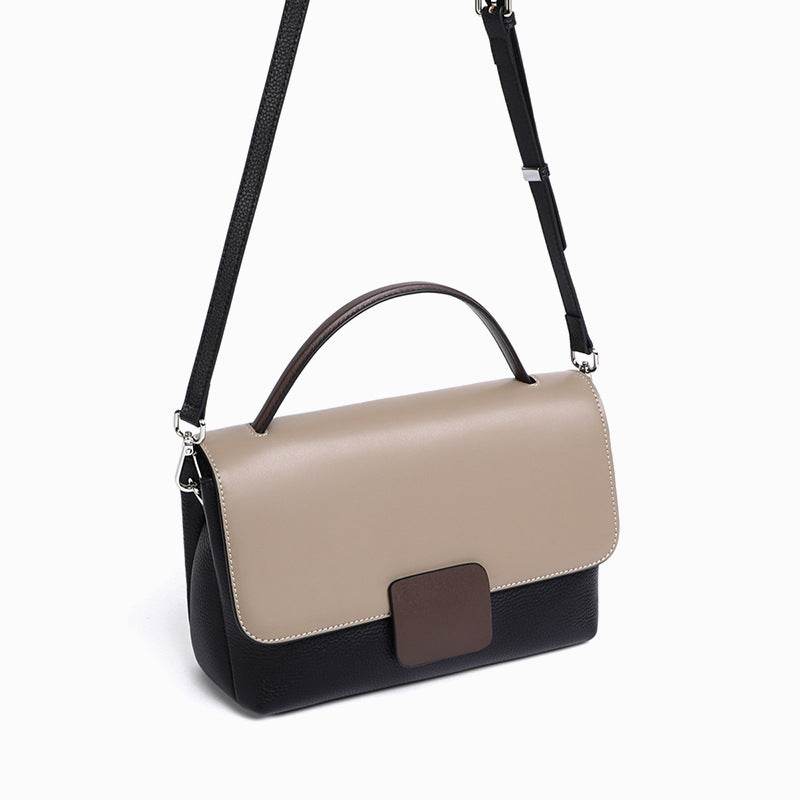 Leather Messenger All-match Handbag