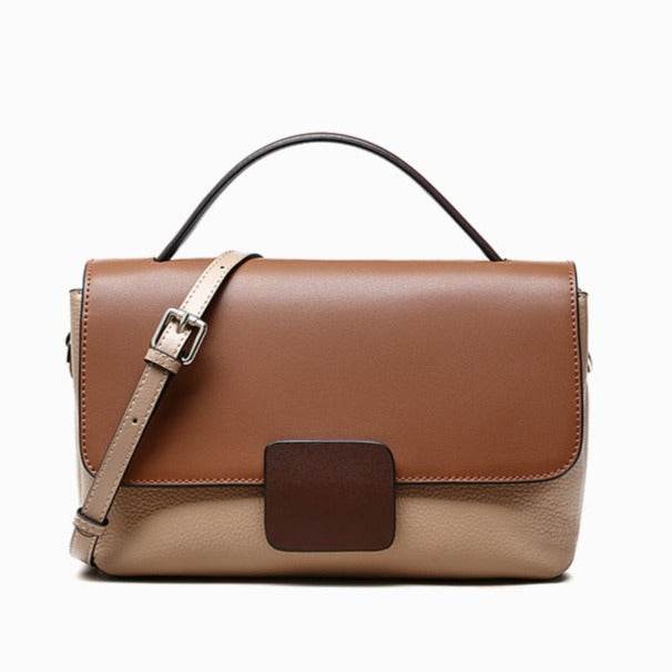 Leather Messenger All-match Handbag