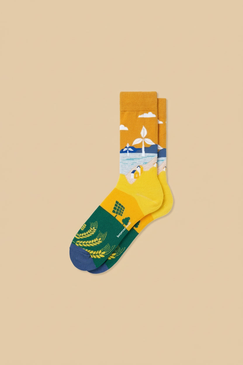Collectible Art Inspired Crew Socks - Granted Quality 