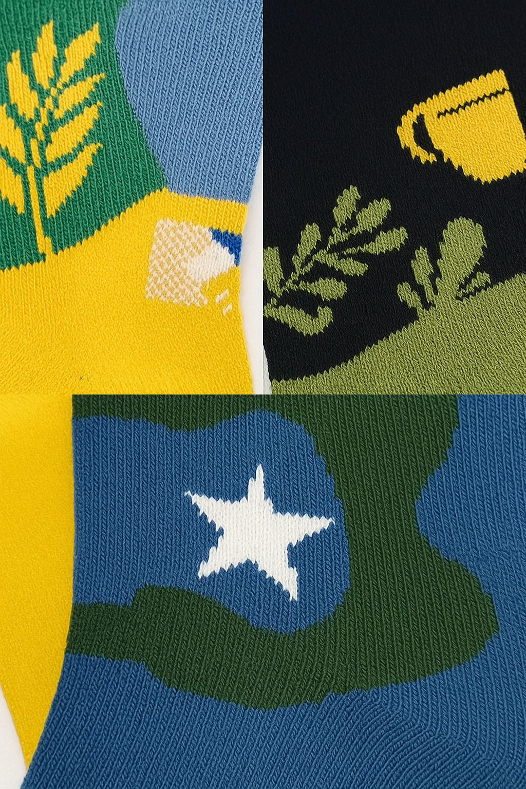 Collectible Art Inspired Crew Socks - Granted Quality 