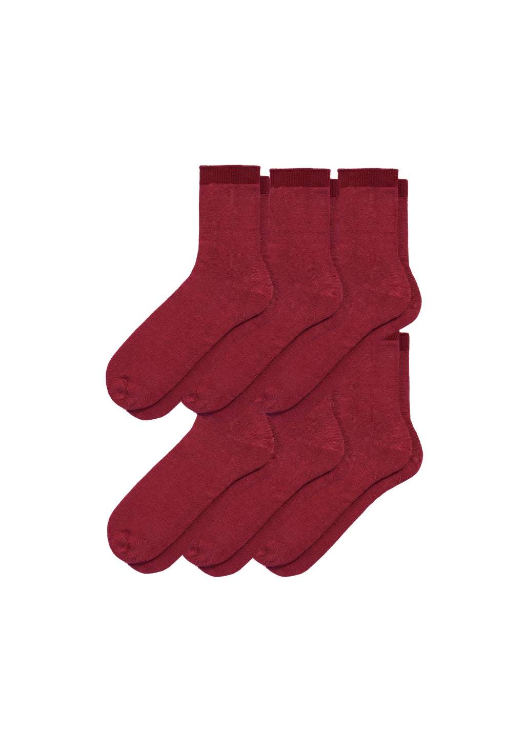6-Pack Women's Hemp Crew Socks - Granted Quality 