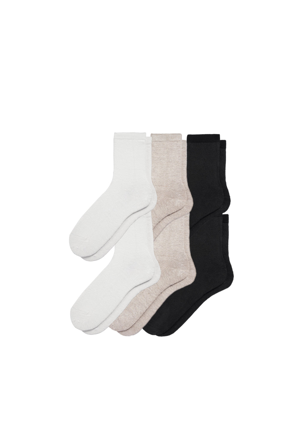 6-Pack Women's Hemp Crew Socks - Granted Quality 