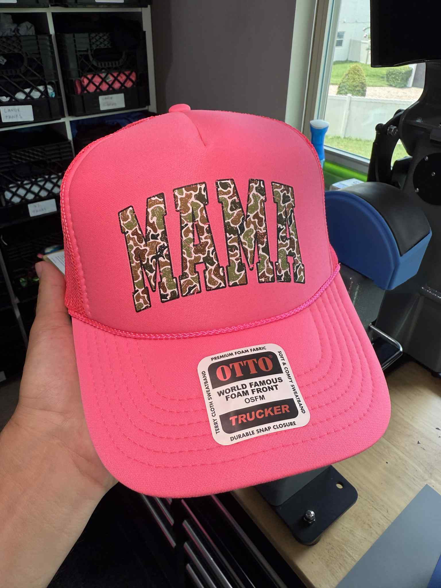 MAMA Camo Trucker HAT - Granted Quality 