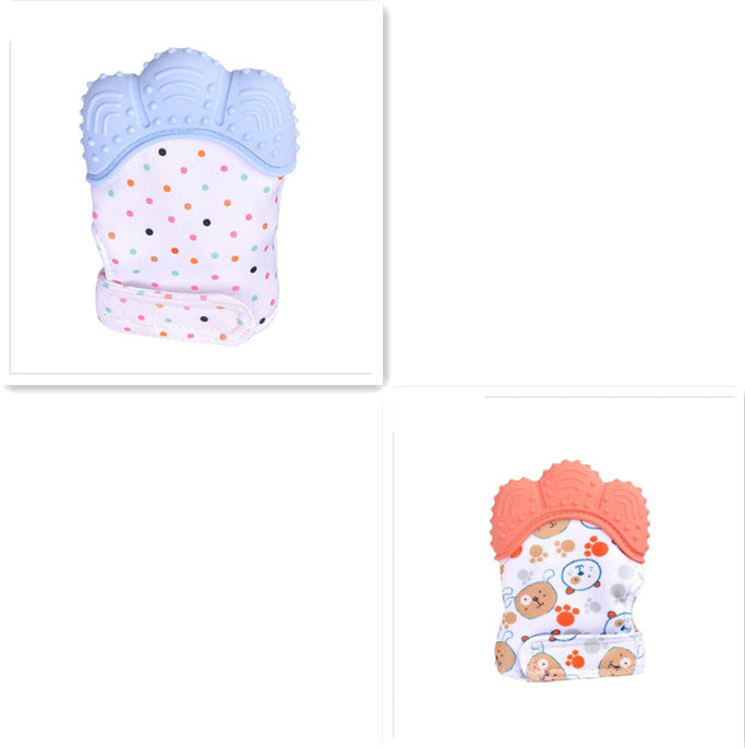 Anti-bite silicone molar gloves