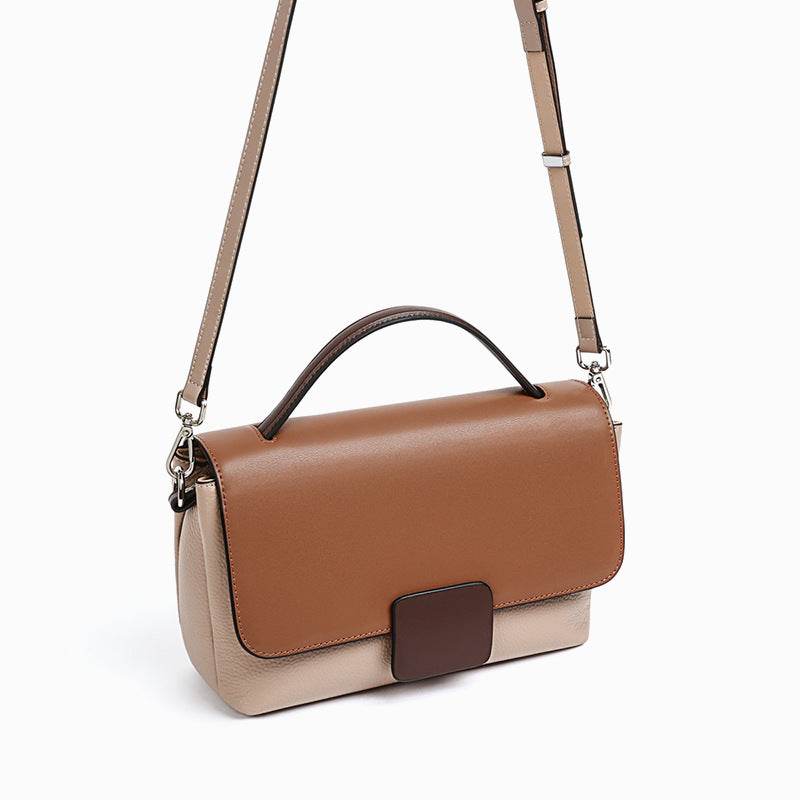 Leather Messenger All-match Handbag