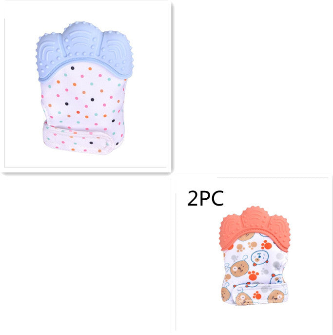 Anti-bite silicone molar gloves