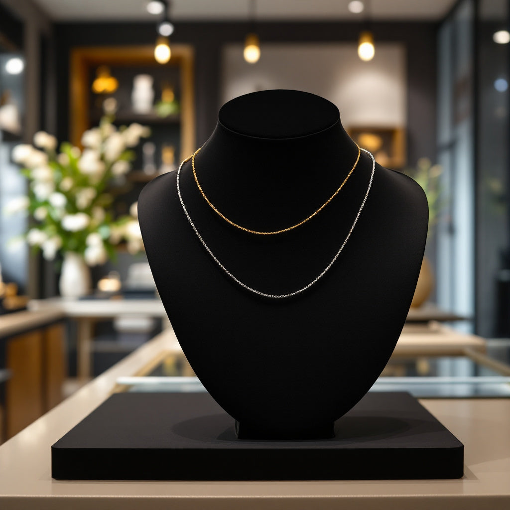 Chain 18 Inch 14k y/w SS - Granted Quality 