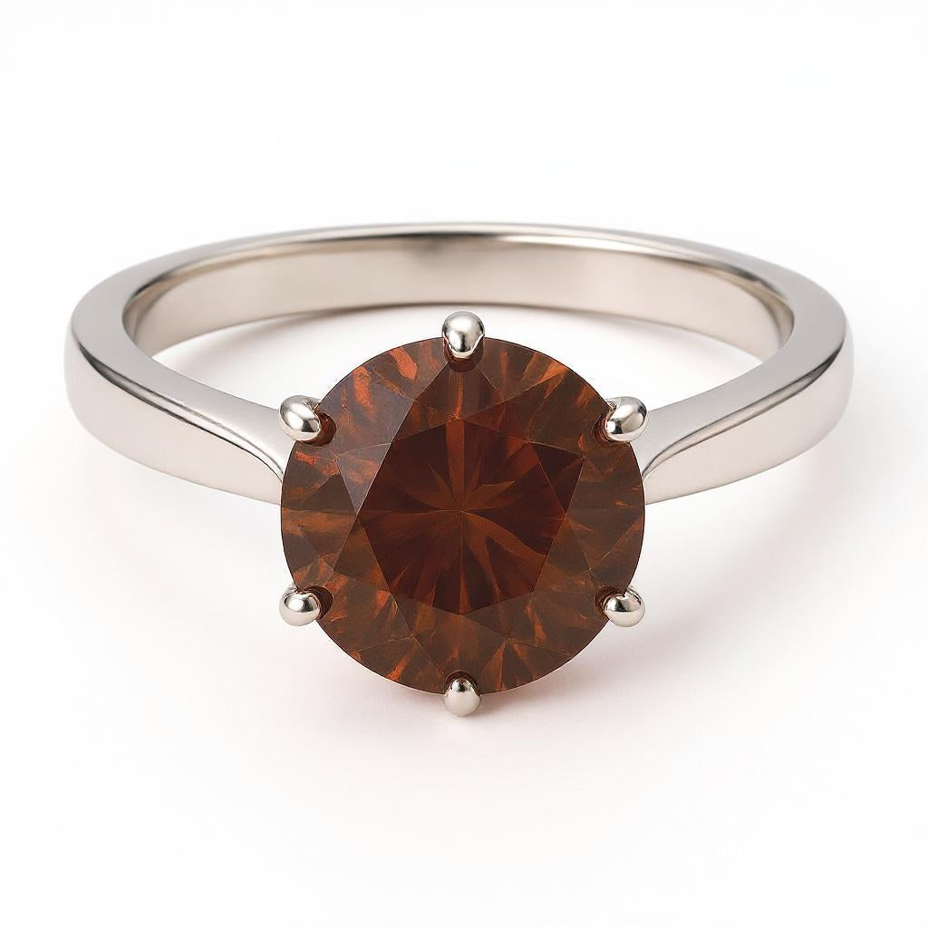 "Circle of Life" Round Portuguese Cut Ring 10mm - Granted Quality 