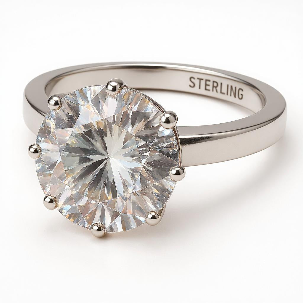 "Circle of Life" Round Portuguese Cut Ring 10mm - Granted Quality 