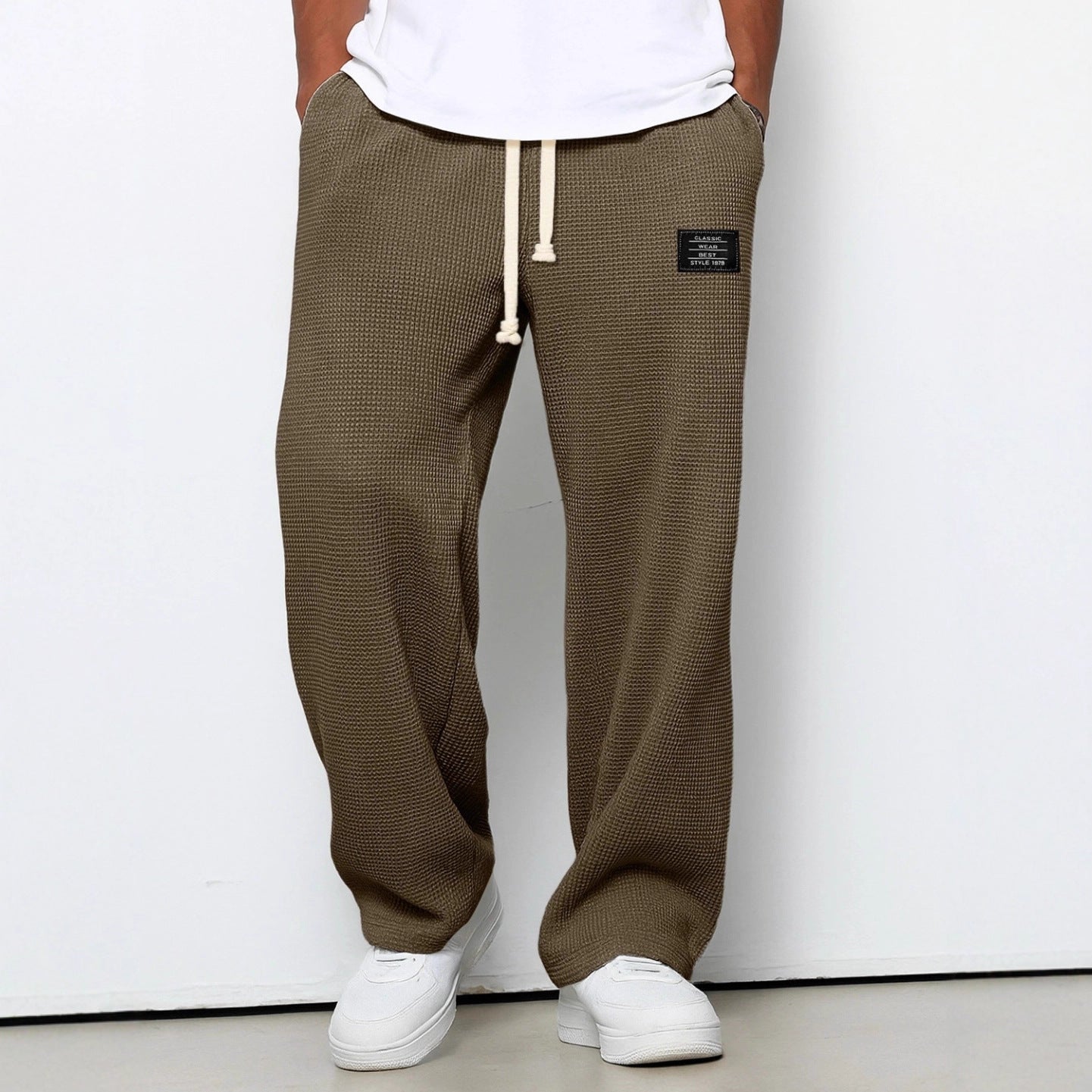 Waffle Straight Pants - Granted Quality 