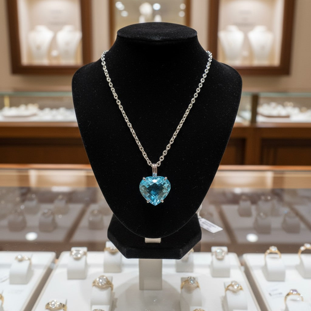 "Cherished Memories" Heart Cut Pendant 15mm - Granted Quality 