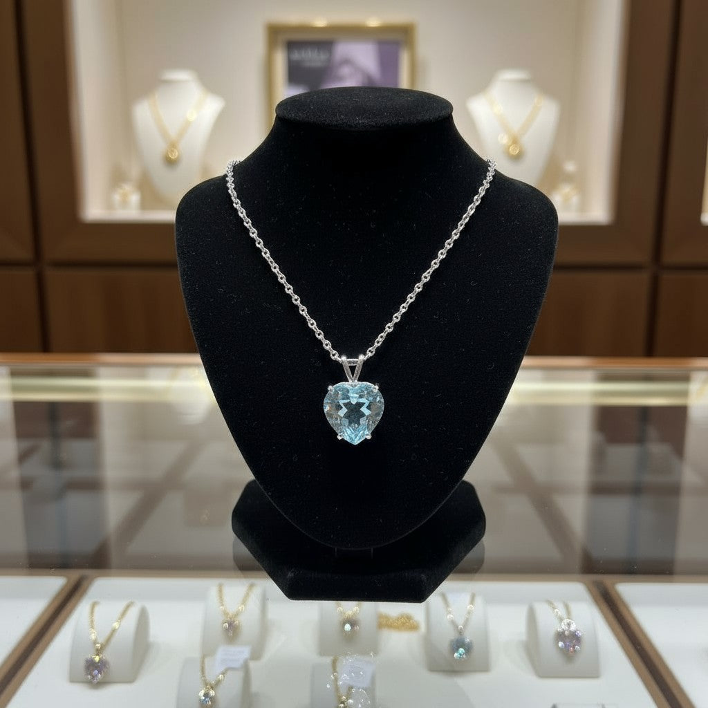 "Cherished Memories" Heart Cut Pendant 15mm - Granted Quality 