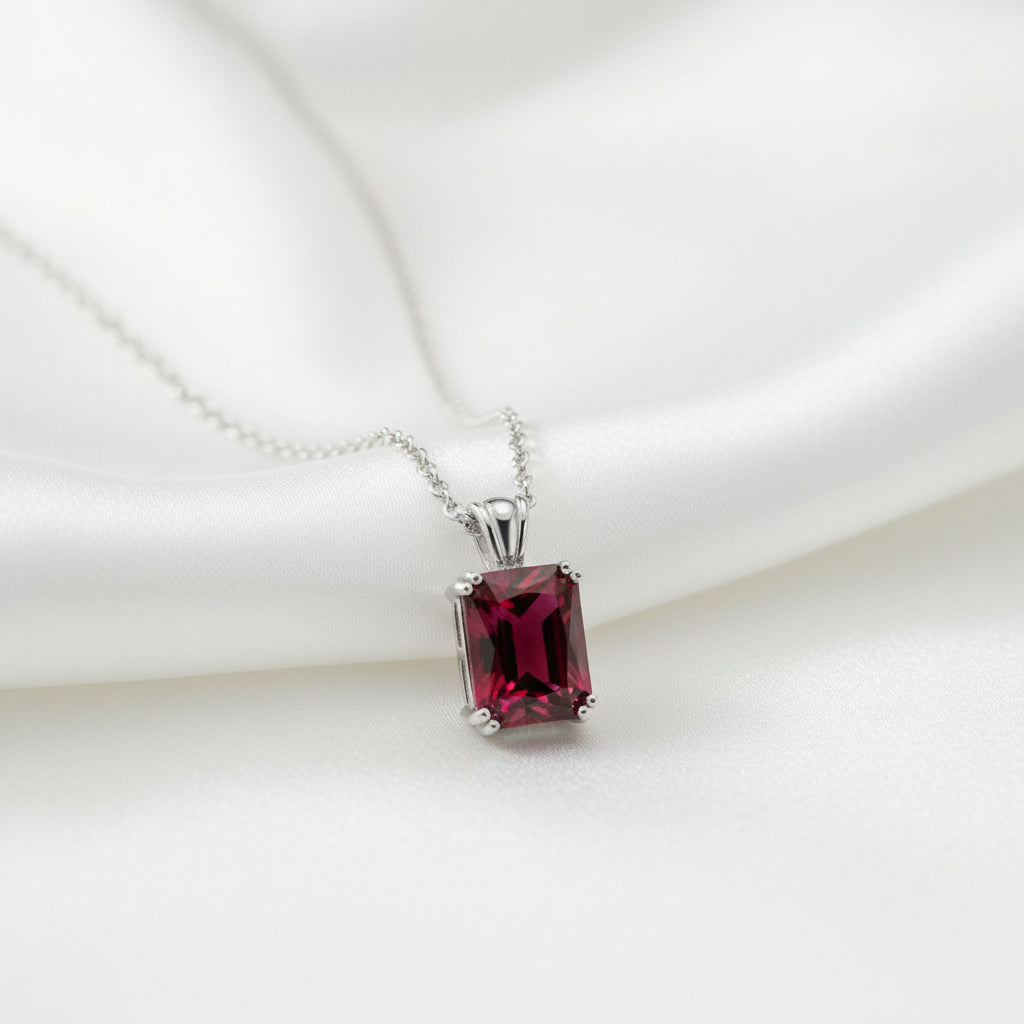 "Never Forgotten" Cushion Cut Pendant 16x12mm - Granted Quality 