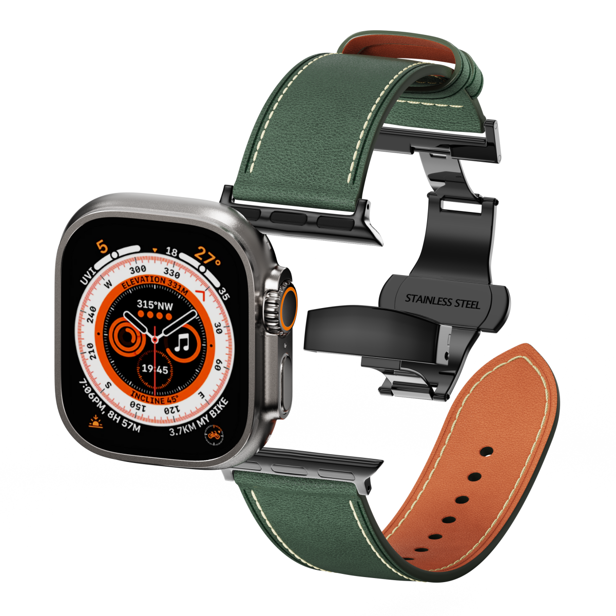 Leather Butterfly Band – Ideal Gift for Apple Watch