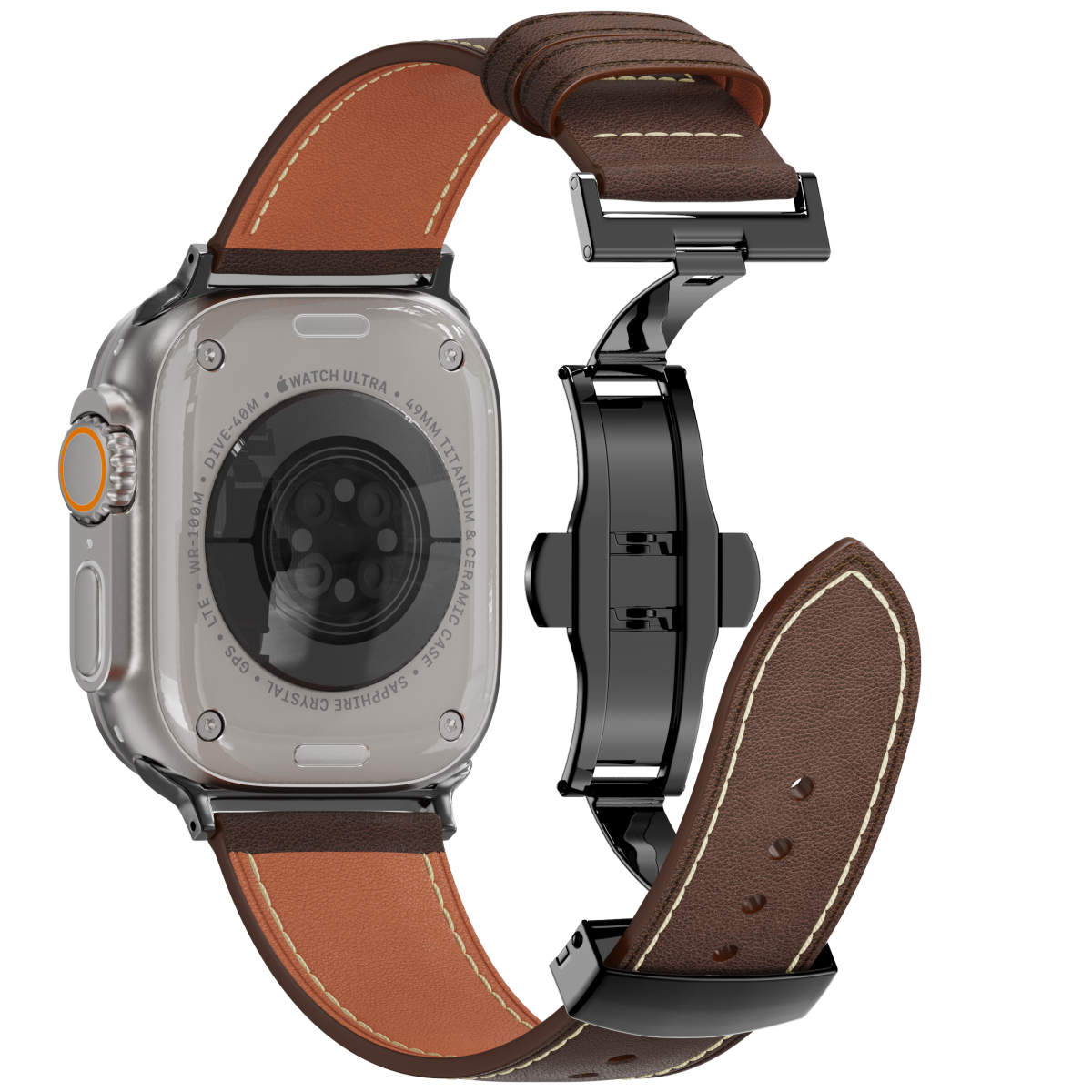 Leather Butterfly Band – Ideal Gift for Apple Watch