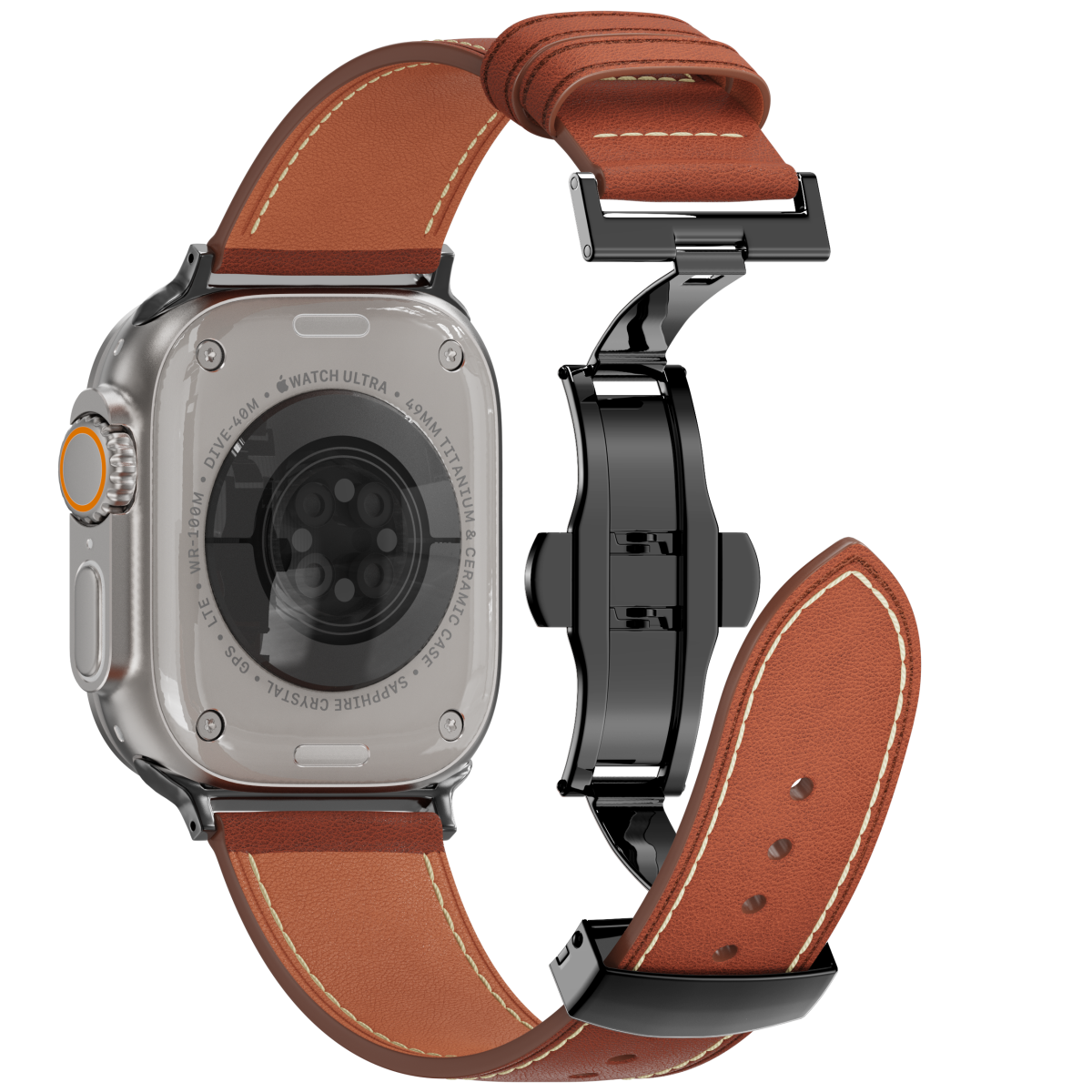 Leather Butterfly Band – Ideal Gift for Apple Watch