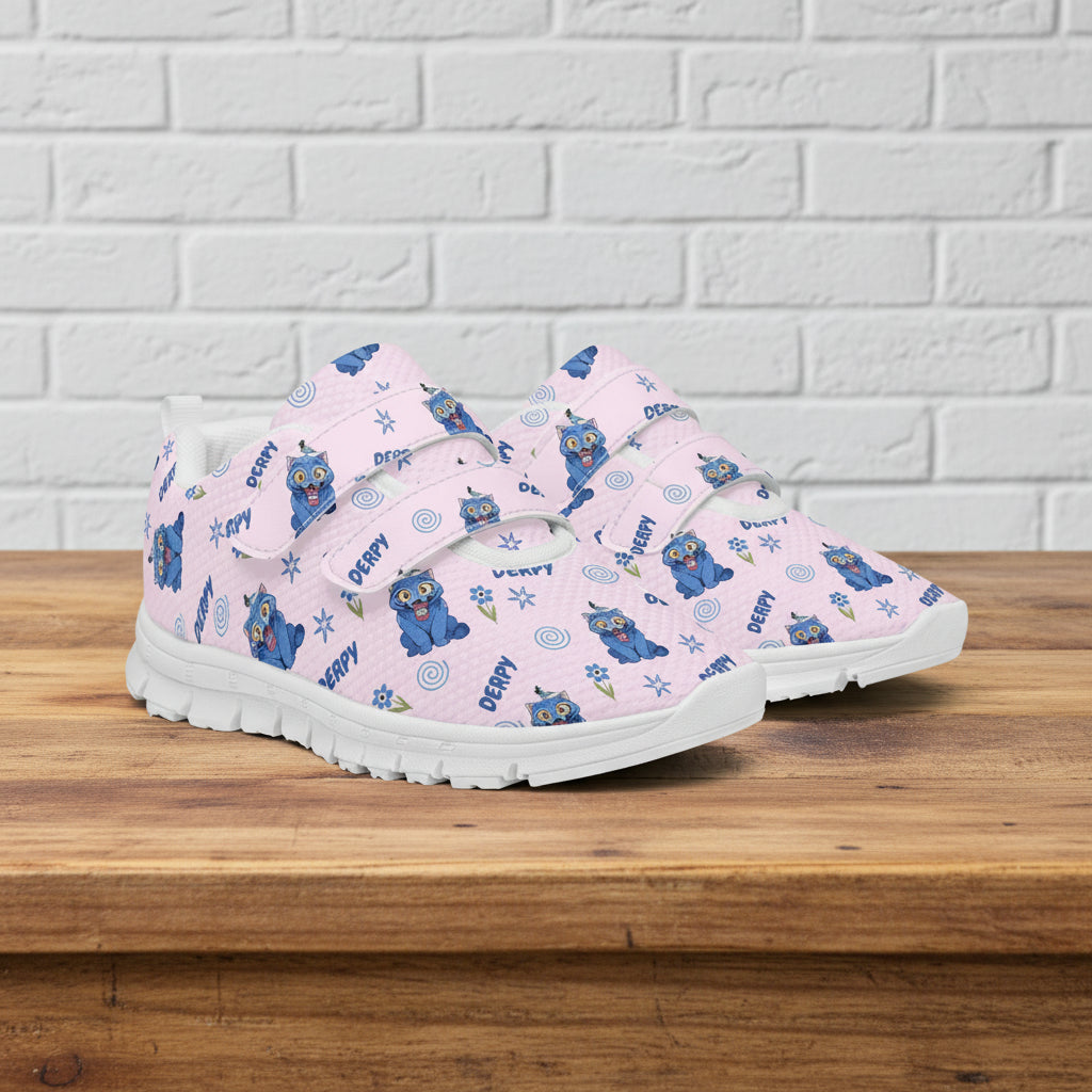 Derpy - K-Pop Demon Hunters | Kids & Youth Velcro Sneakers - Granted Quality 