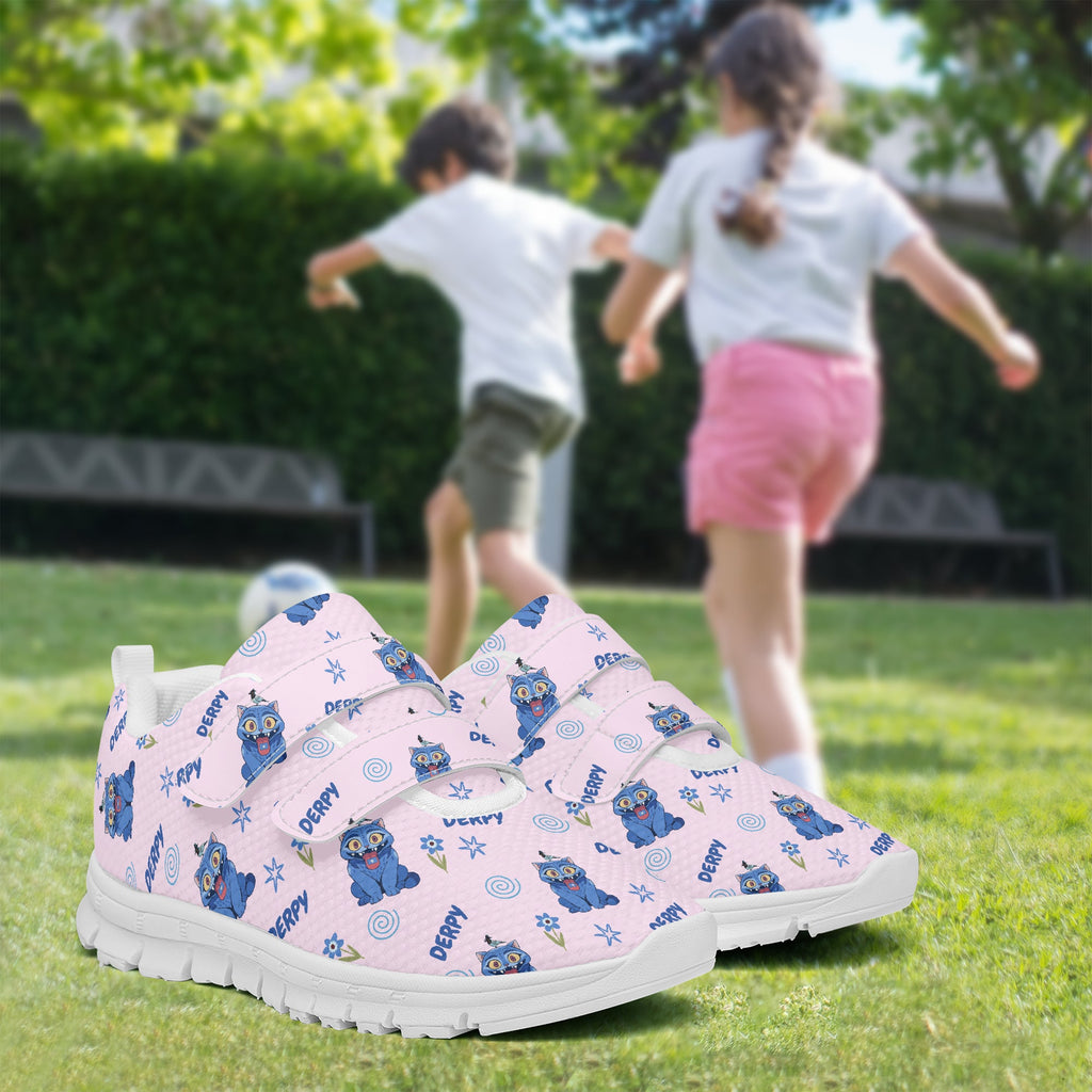 Derpy - K-Pop Demon Hunters | Kids & Youth Velcro Sneakers - Granted Quality 