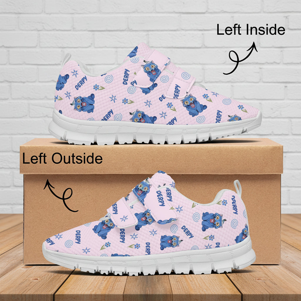 Derpy - K-Pop Demon Hunters | Kids & Youth Velcro Sneakers - Granted Quality 