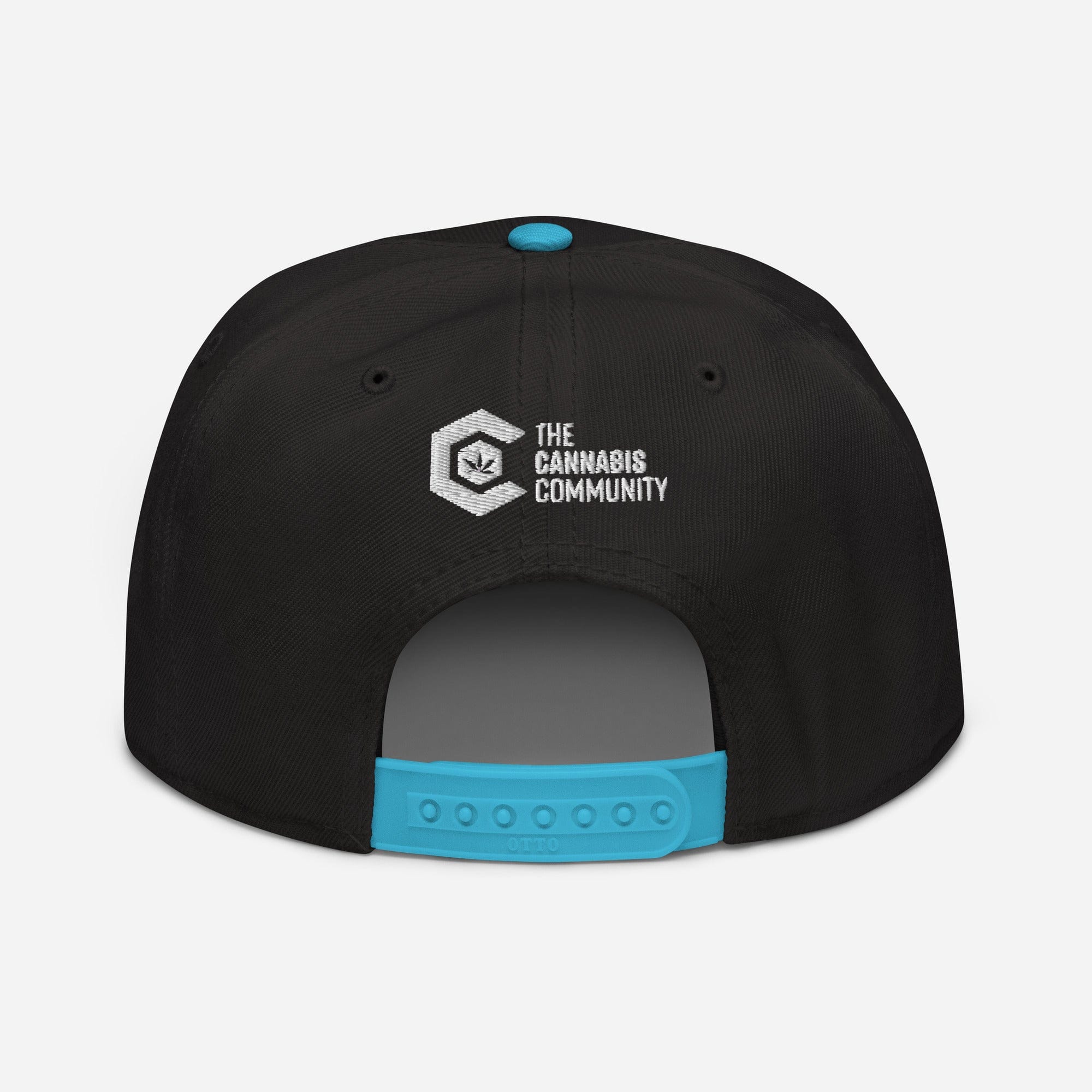 Elegante Befürworter-Snapback-Mütze mit Cannabisblatt-Motiv
