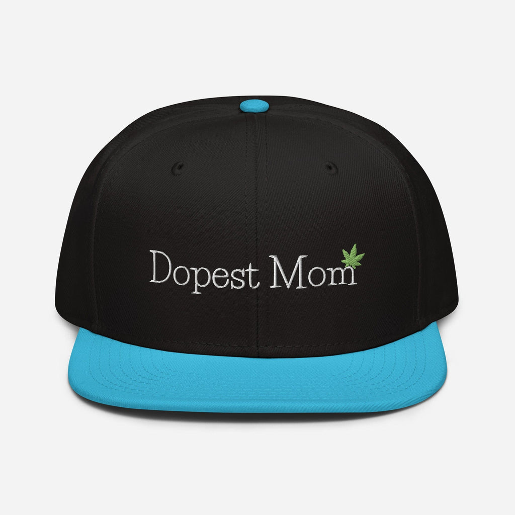 Dopest Mom Cannabis Snapback Hat