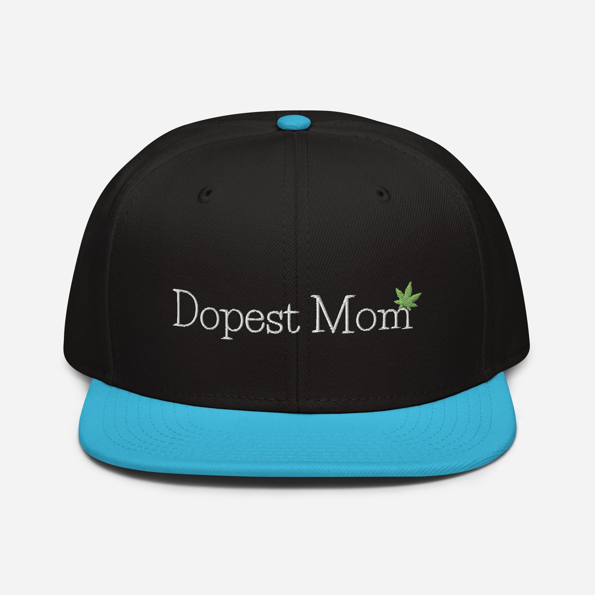 Dopest Mom Cannabis Snapback Hat