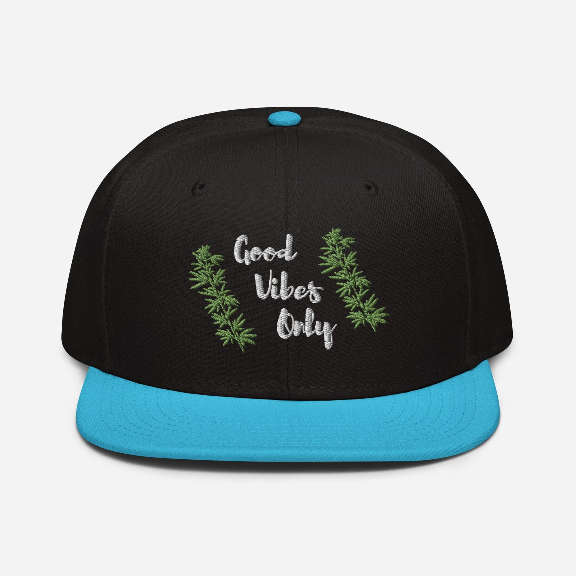 Good Vibes Only Cannabis Snapback Hat