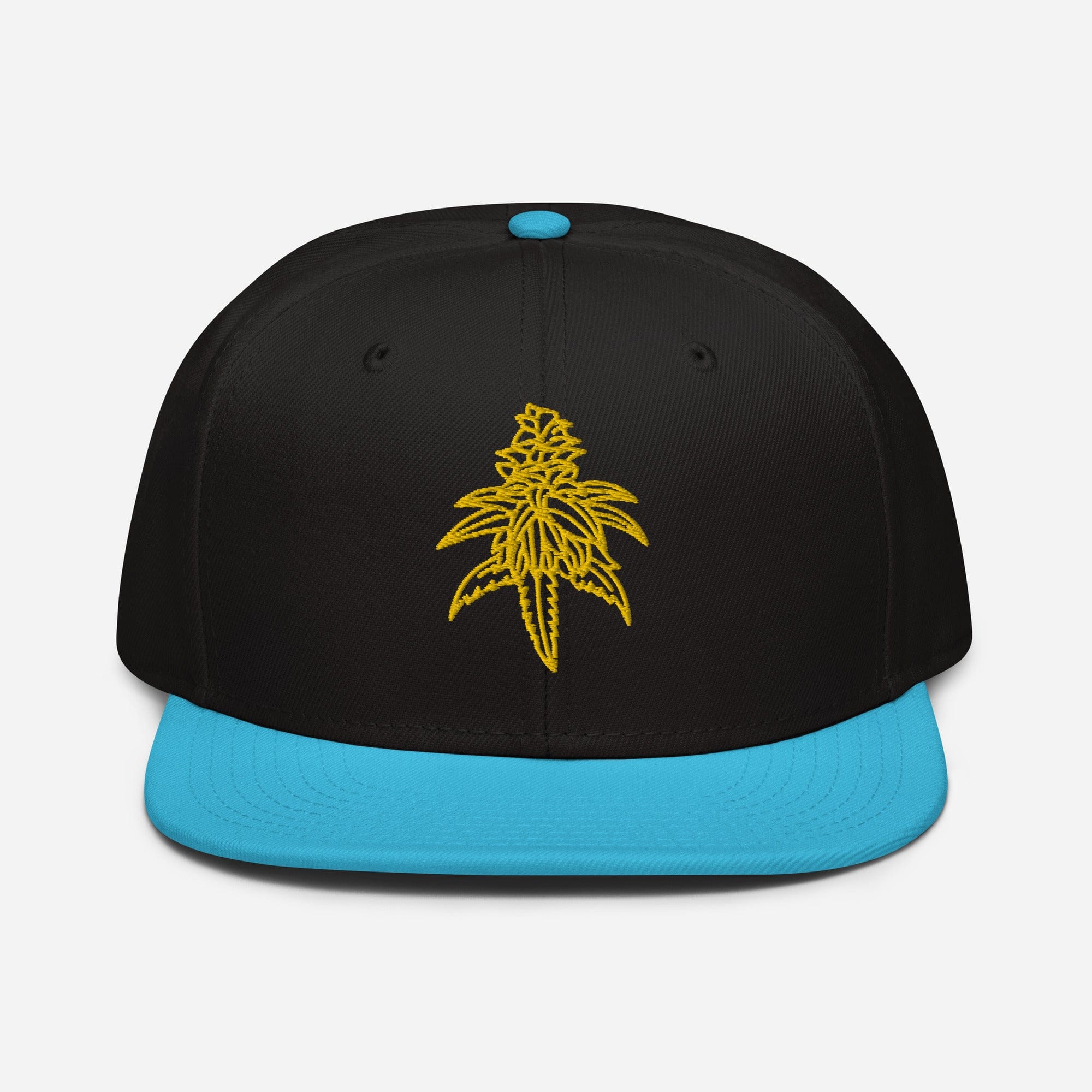 Golden Goat Cannabis Snapback Hat