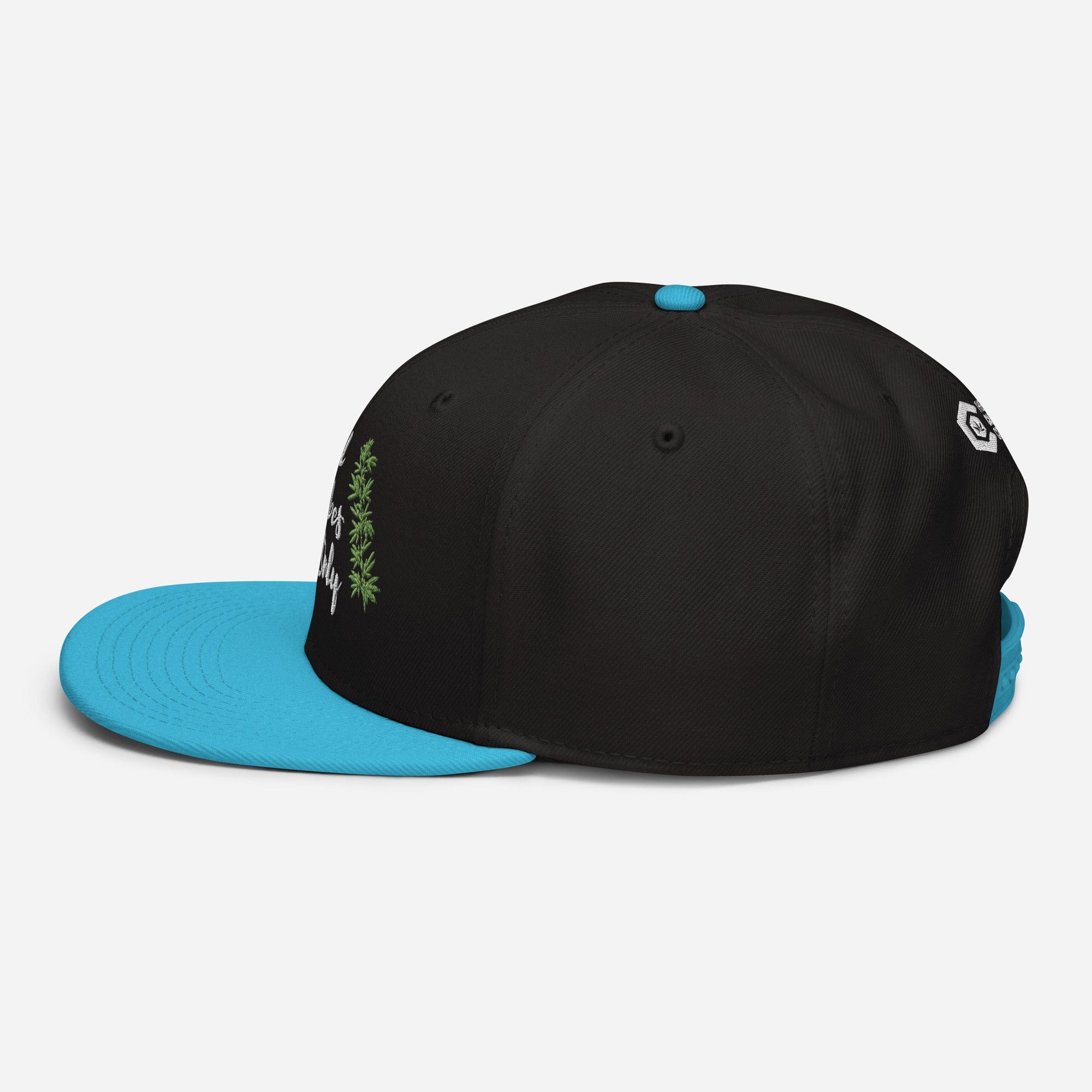 Good Vibes Only Cannabis Snapback Hat