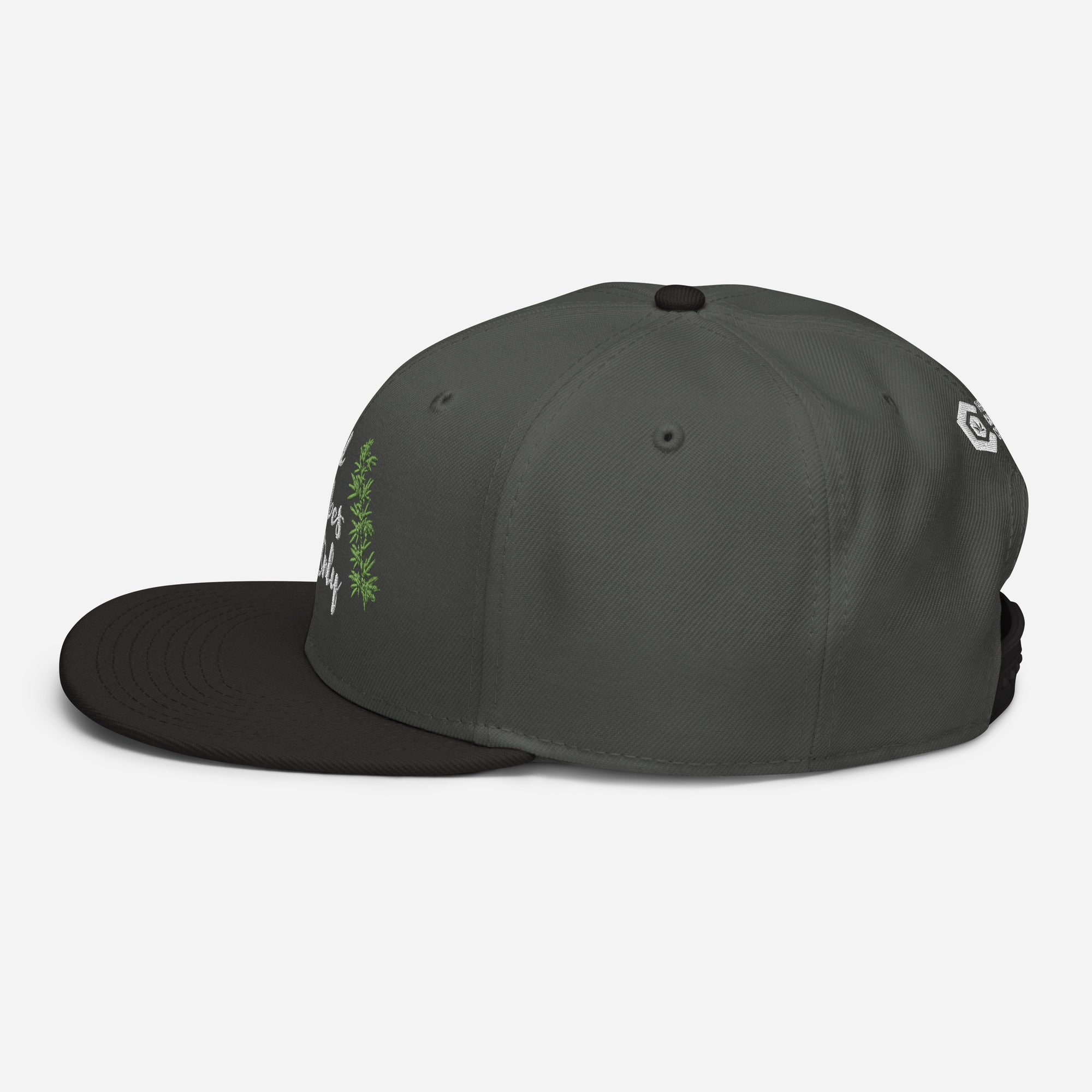 Good Vibes Only Cannabis Snapback Hat